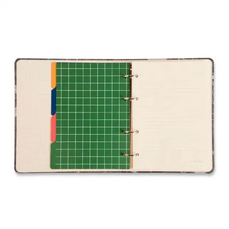 Caderno argolado A5 office duo 80 folhas Clássica Café - Cicero