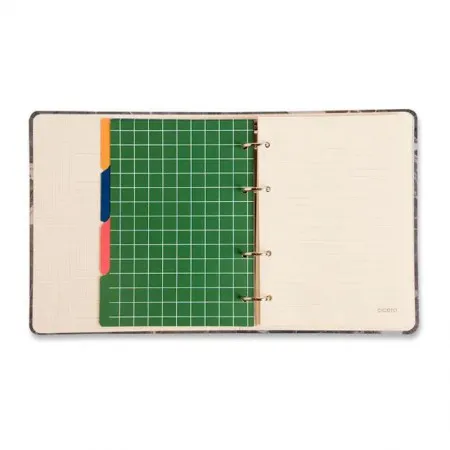 Caderno argolado A5 office duo 80 folhas Kraft Botânica - Cicero
