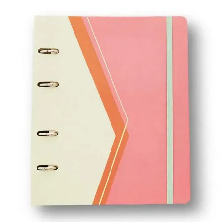 Caderno argolado criativo organizador 100 folhas Pastel Block Sport - Cicero