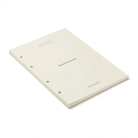 Bloco refil médio permanente argolado Pólen planner semanal 101 folhas - Cicero