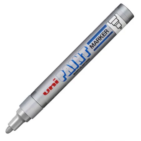 Pincel marcador permanente Paint Marker Prata PX-20 - Uni-Paint