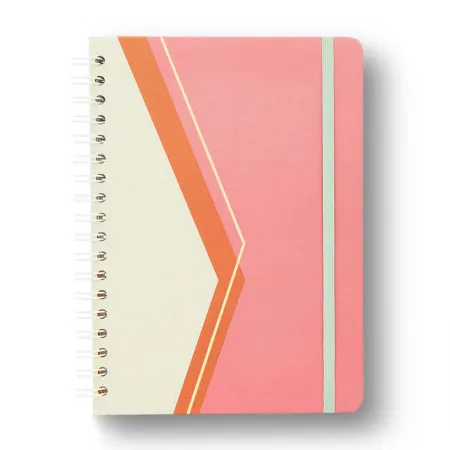 Caderno colegial capa dura 1x1 80 folhas Pastel Block Sport - Cicero
