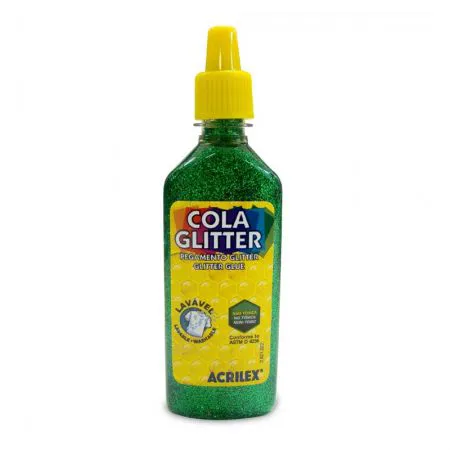 Cola glitter 23g verde 206 - Acrilex