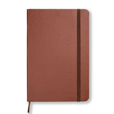 Caderneta capa dura 1/8 Fitto Clássica Café pautado 160 folhas - Cicero