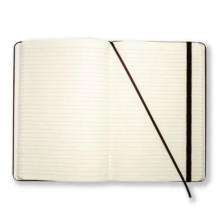 Caderneta capa dura 1/8 Fitto Clássica Café pautado 160 folhas - Cicero