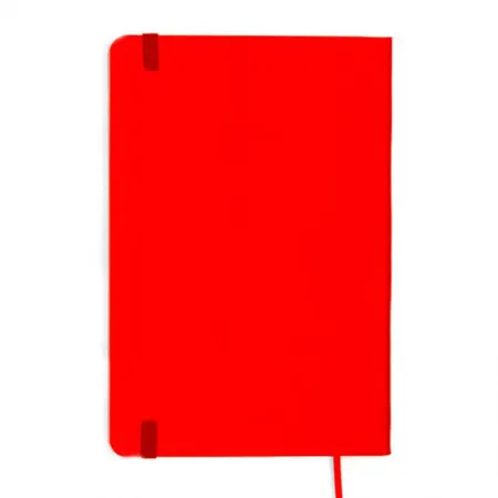 Caderneta capa flexivel 1/8 Fitto Clássica Vermelho sem pauta 160 folhas - Cicero