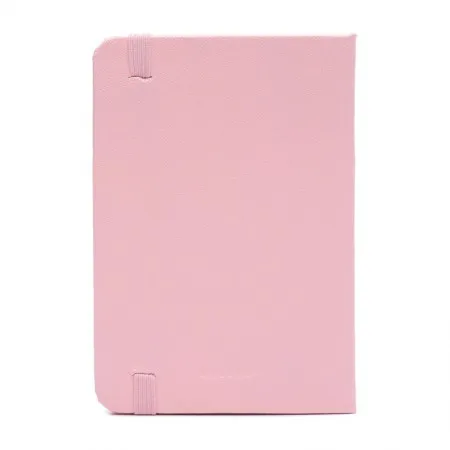 Caderneta capa dura 1/4 Fitto Clássica Rosa Pastel sem pauta 160 folhas - Cicero