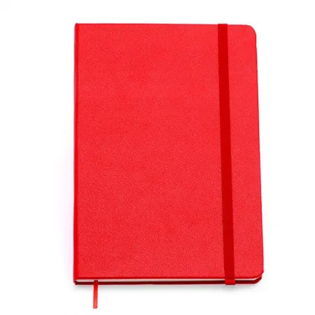 Caderneta capa dura 1/4 Fitto Clássica Vermelho sem pauta 160 folhas - Cicero