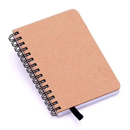 Caderneta capa dura 1/4 Fitto Kraft sem pauta 96 folhas - Cicero