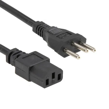 Cabo de força 3x0,75mm 500V 10A 1,8m - Duallux