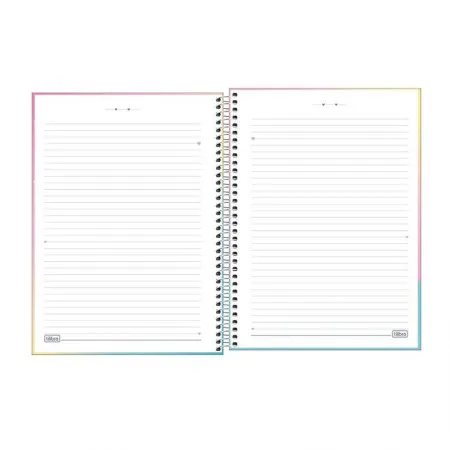 Caderno espiral capa dura universitário 10x1 160 folhas Lovely Friend - Tilibra