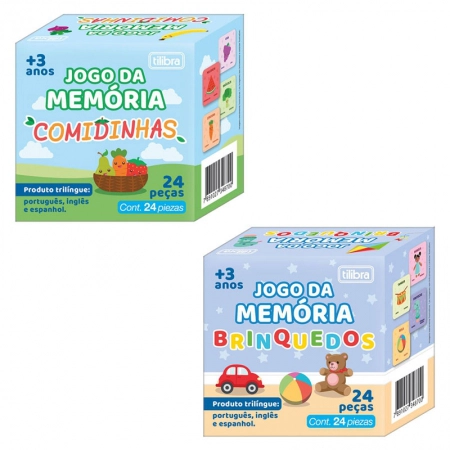 Jogo da memória ilustrações com 24 peças 348708 - Tilibra