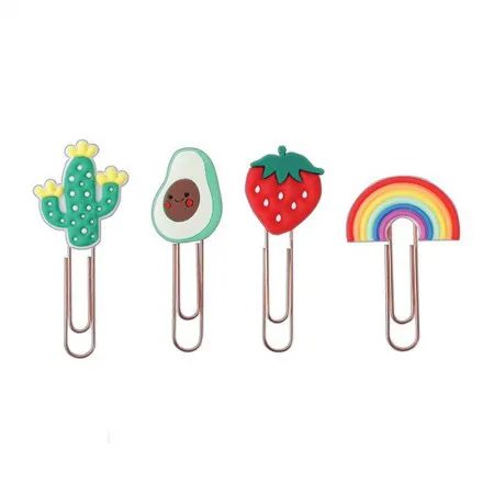 Clips decorado 50mm com 4 unidades 348449 - Tilibra