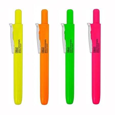 Pincel marca texto retrátil - Tilibra