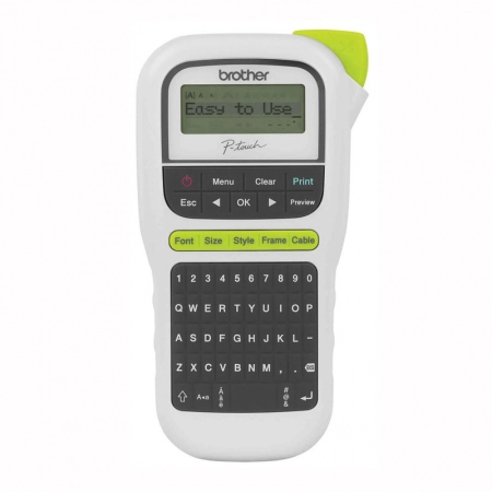 Rotulador eletrônico PTH110BP com 3 fitas - Brother