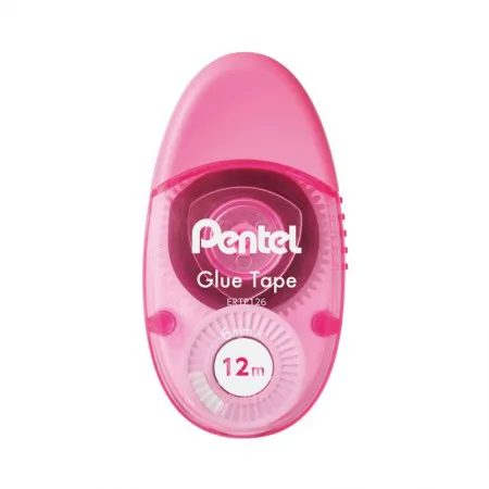 Cola em fita 6mmx12m Rosa - Pentel