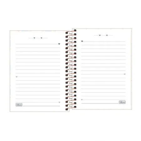 Caderneta espiral capa dura 1/8 80 folhas Soho - Tilibra