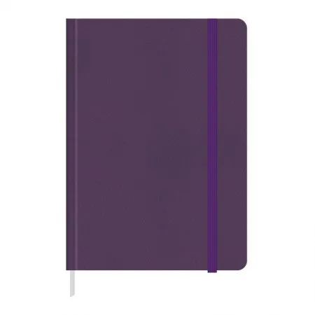Caderneta capa dura pautado 1/8 Fitto 80 folhas Cambridge Roxo - Tilibra