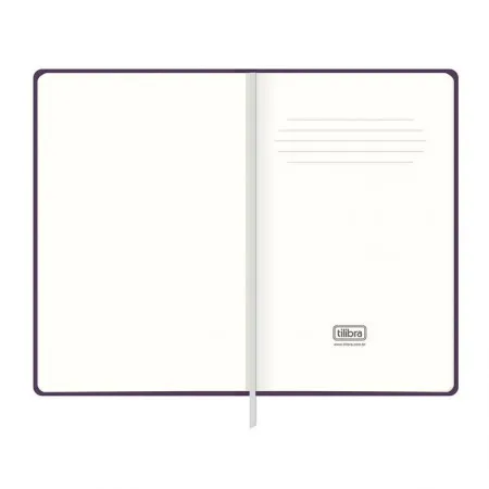 Caderno costurado grande pautado Fitto 80 folhas Cambridge Roxo - Tilibra