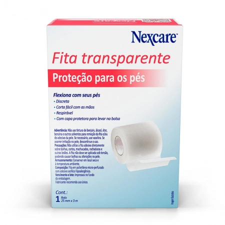 Fita protetora para os pés Nexcare 25mm x 3m - 3M