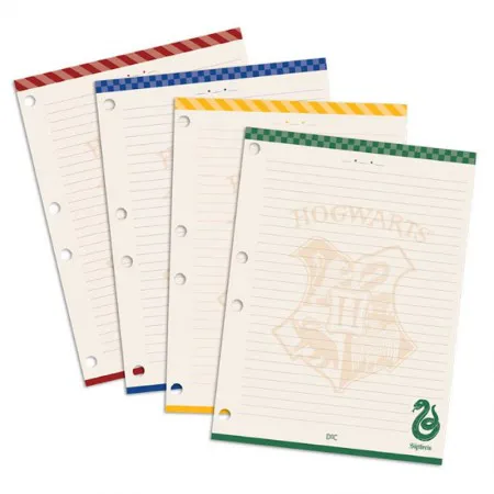 Bloco refil caderno argolado colegial 96 folhas pautado Harry Potter - Dac