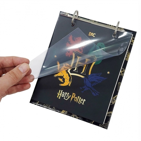 Caderno argolado 1/4 vertical 80 folhas com 2 argolas 4181 Harry Potter - Dac