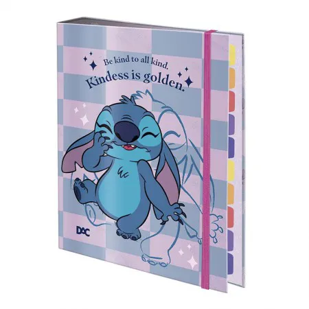 Caderno argolado colegial 48 folhas 4076 Stitch - Dac