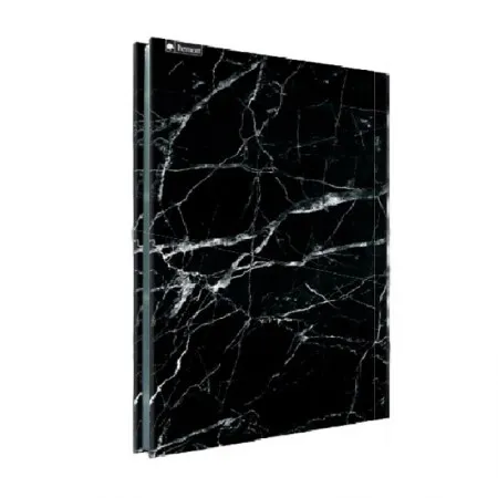 Pasta catálogo ofício 5768 Mineral Black com 25 plásticos - Chies