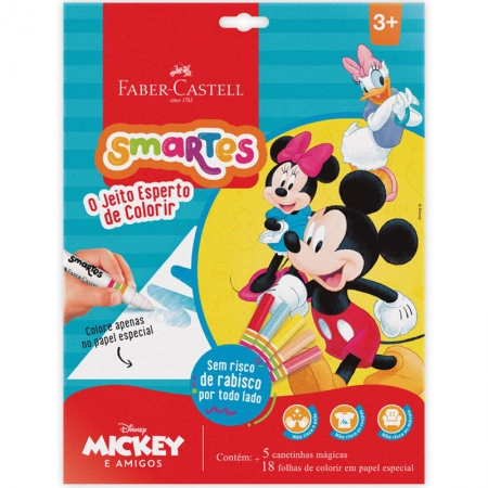 Kit de colorir Mickey 755903 Smartes - Faber-Castell