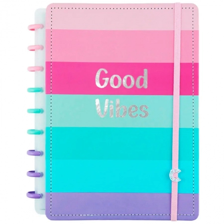 Caderno inteligente médio Good Vibes by Indy - CIMD3130