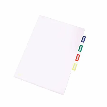 Pasta em L ofício com 3 divisões - Cristal - L336 - Yes