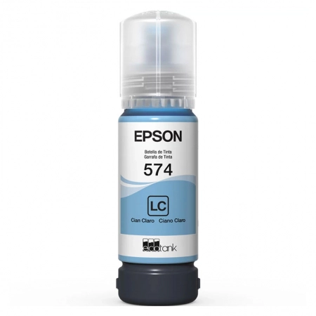 Refil Epson Ecotank (574) T574520 Ciano Claro