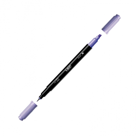 Pincel marca texto Dual Tip com 6 unidades - Bic
