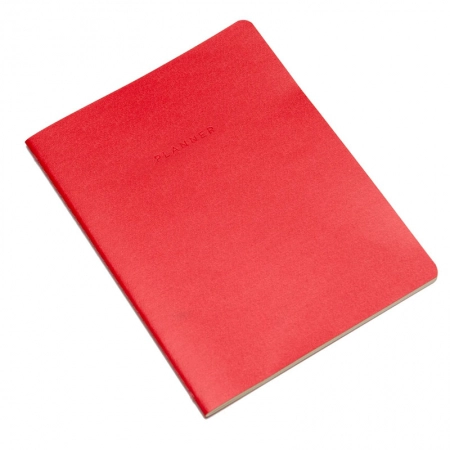 Planner permanente revista 19x25 planejamento mensal Clássica Vermelho 2027 - Cicero