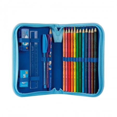 Estojo escolar Pets Gato 18.2223 completo - Faber-Castell