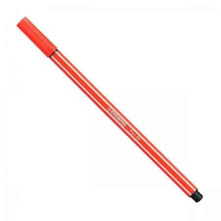 Caneta hidrográfica Ponta Sintética 68/40 - Vermelho - Stabilo