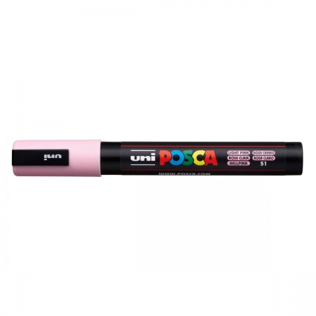 Caneta Posca PC-5M - Rosa Claro - Uni-Ball