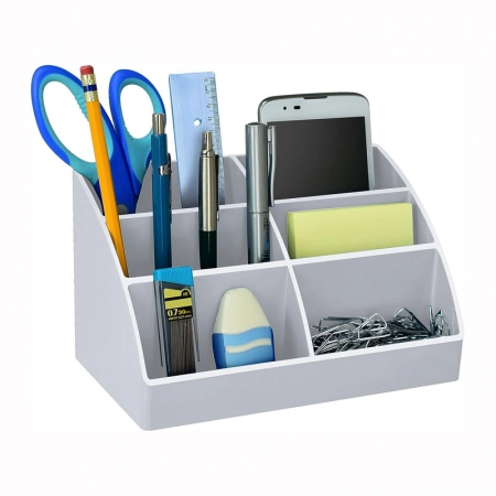 Organizador horizontal multiuso 6 divisões Easy Azul 960.5 - Acrimet