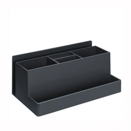 Organizador horizontal multiuso 6 divisões Multi Preto 959.1 - Acrimet