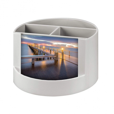 Organizador horizontal multiuso 4 divisões Mix Branco 958.2 - Acrimet