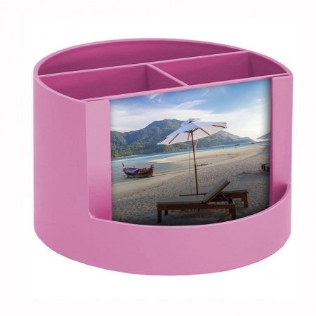 Organizador horizontal multiuso 4 divisões Mix Rosa 958.7 - Acrimet