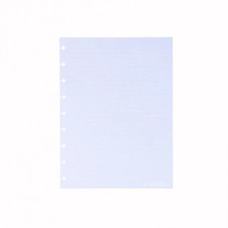 Bloco refil médio CandyColors pautado linha branca 90g com 40 folhas CIRM3035 - Caderno Inteligente