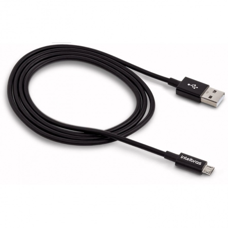 Cabo micro USB PVC Preto 1,2m EUAB12PP - Intelbras