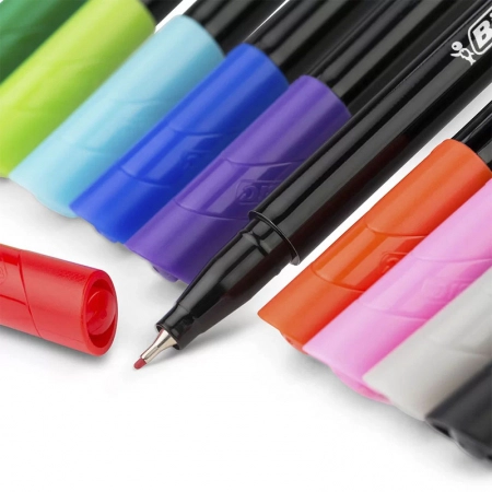 Caneta hidrográfica ultra fina Intensity 0.4mm Vermelha - Bic