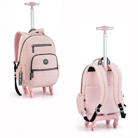 Mochila escolar com rodas 18