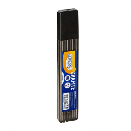 Grafite 2.0mm HB tubo com 6 unidades - BRW