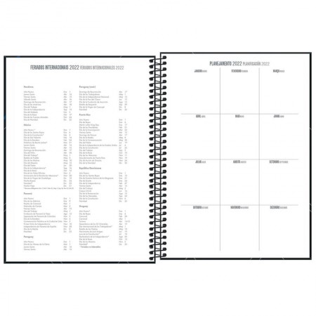 Agenda executiva espiral diária Spot 275x200mm 2026 - Tilibra