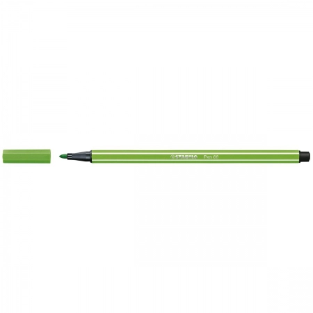 Caneta hidrográfica Ponta Sintética 68/33 - Verde Claro - Stabilo