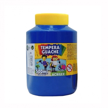 Tinta guache Azul 500ml - 559 - Acrilex