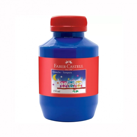 Tinta guache Azul 250ml - Faber-Castell